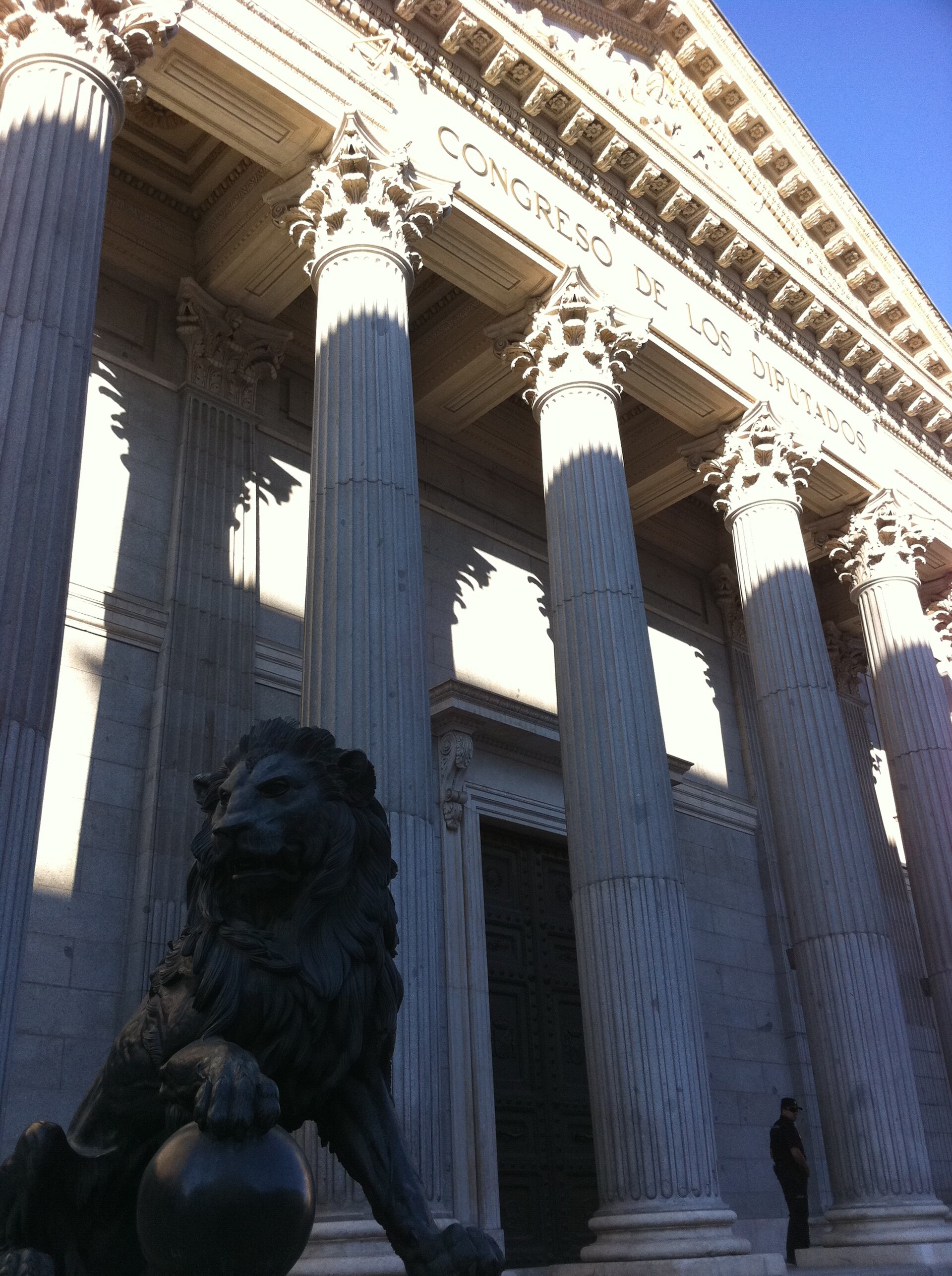 Fachada del Congreso de los Diputados